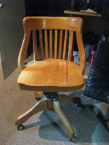Office Chair  For Sale ( Solid Oak )