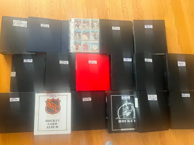 Estate Sale Hockey Cards - Large Lot including sets and unopened