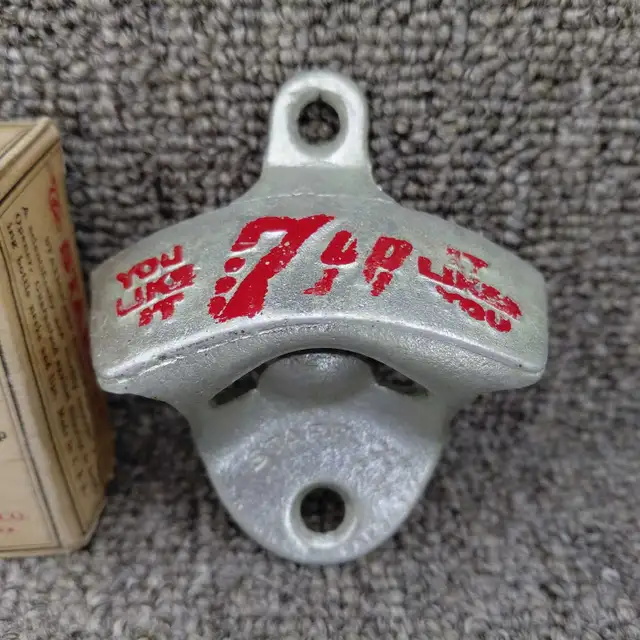 Ouvre-bouteille mural 7UP - 7 Up - Seven Up vintage - Photo 3