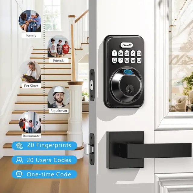 Brand New Fingerprint Keyless Entry Door Lock For Sale - Photo 4