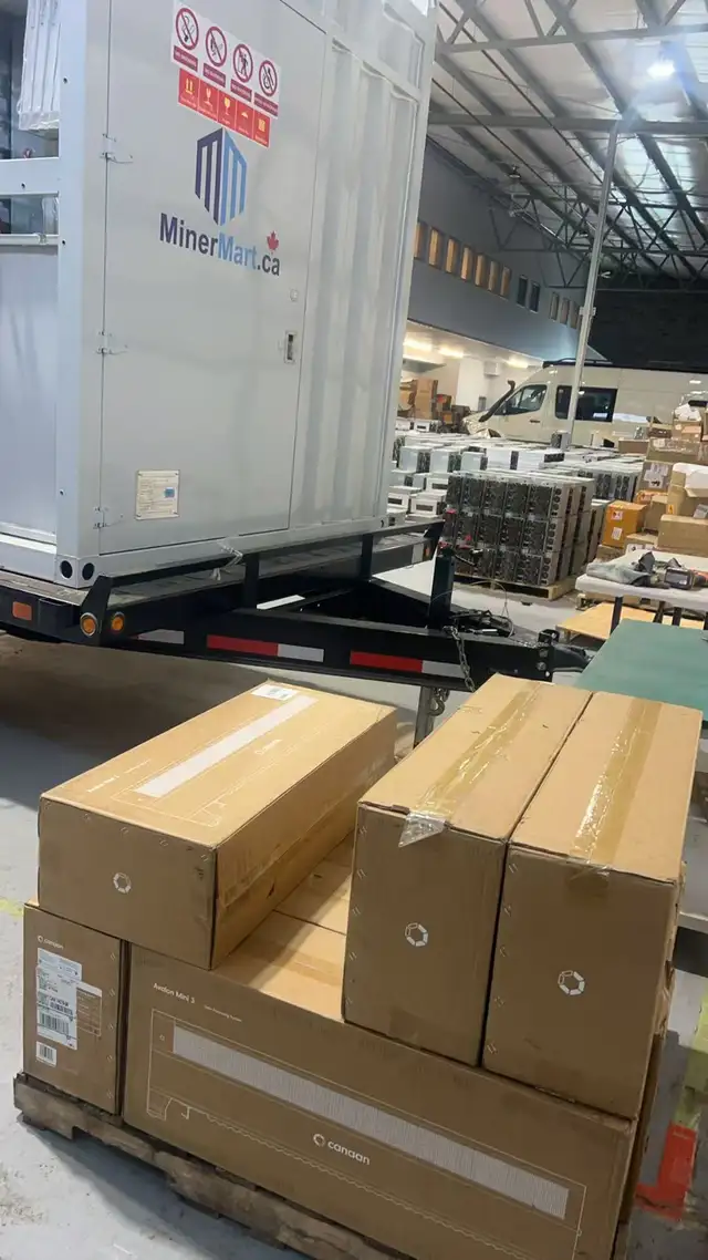 Home Bitcoin Miner Mini 3 – 37.5Th/s WIFI 110V - Calgary Stock