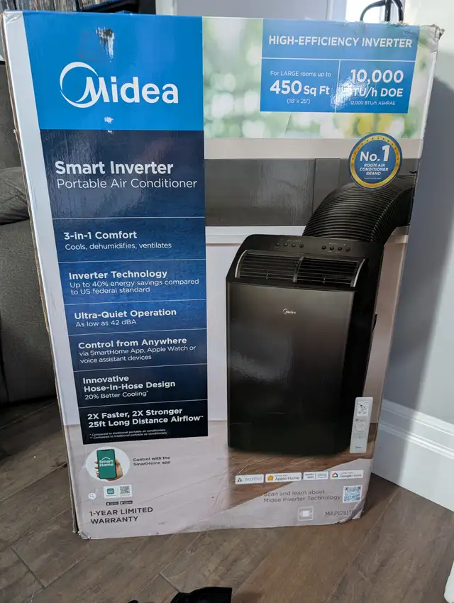 Brand New Midea 12,000 BTU Wifi Air Conditioner For Sale - Photo 6