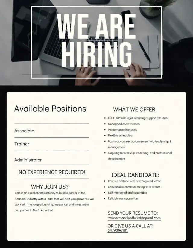 We are hiring !