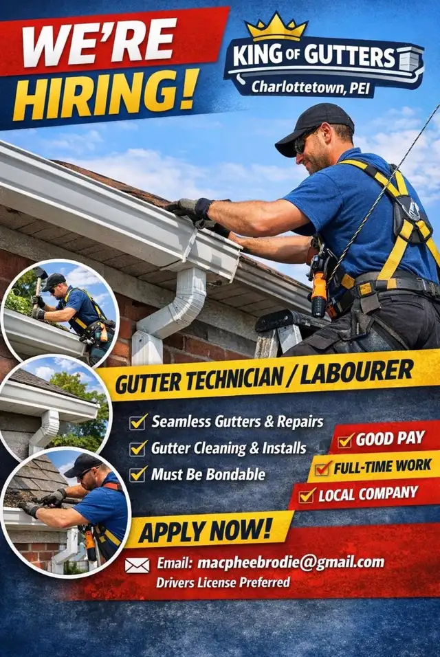 King of Gutters is hiring!