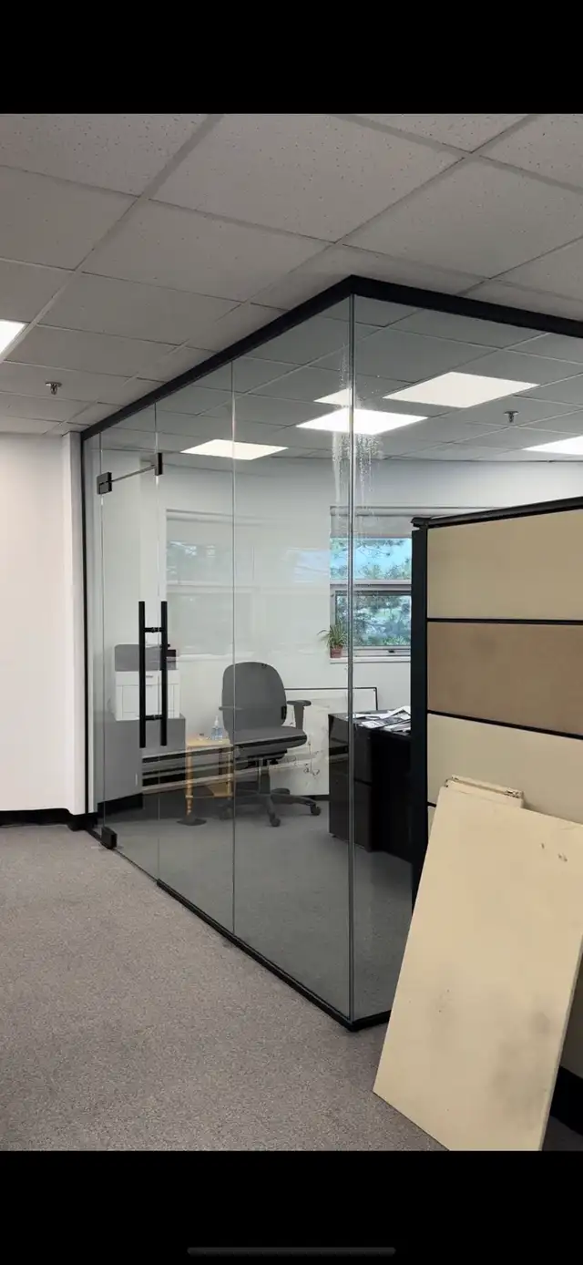 DECK RAILING STAIR RAILING PORCH ENCLOSURES GLASS PARTITION OFFI - Photo 7