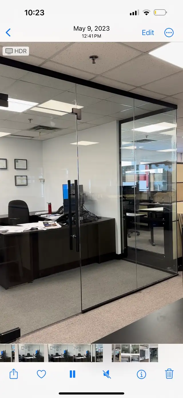 DECK RAILING STAIR RAILING PORCH ENCLOSURES GLASS PARTITION OFFI - Photo 8