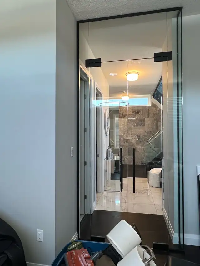 DECK RAILING STAIR RAILING PORCH ENCLOSURES GLASS PARTITION OFFI - Photo 10