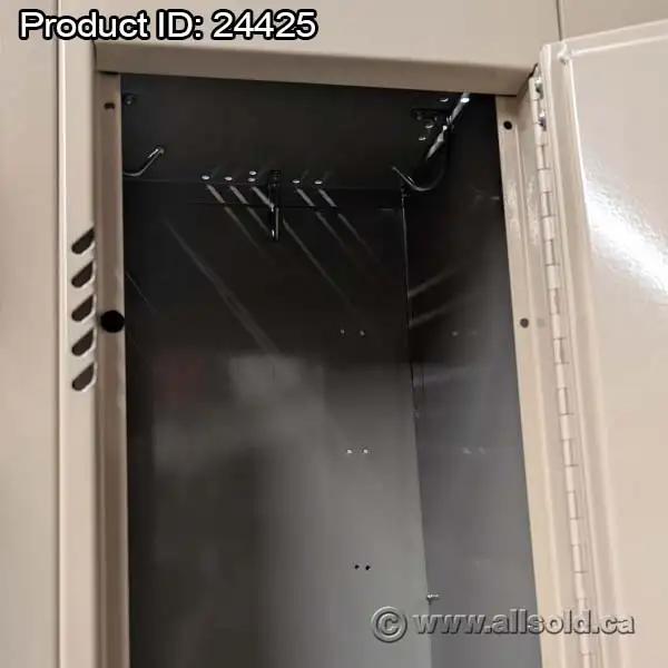 Bank of 8 Doors, Beige Double Tier Storage Locker - Photo 3