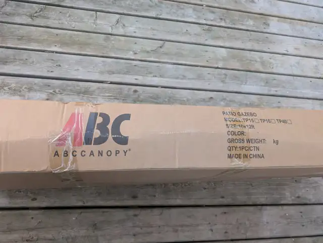 Brand New Dark Grey Patio Gazebos For Sale - Photo 3