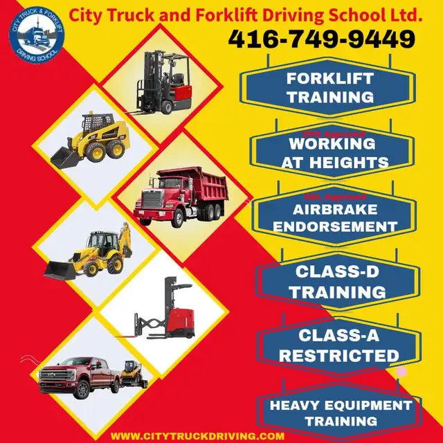 CITY TRUCK AND FORKLIFT DRIVING SCHOOL