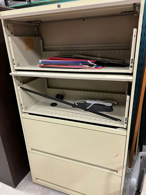 4 Drawer Lateral Filing Cabinet-Used Cabinets-Call Us Now! - Photo 2