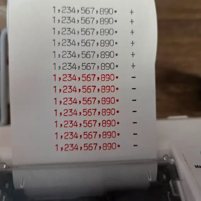 Calculatrice Imprimante Canon P23-DHV G   Adaptateur   5 Encreur - Photo 3