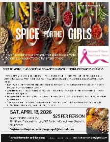 DIY Spice Mix fundraiser April 18th