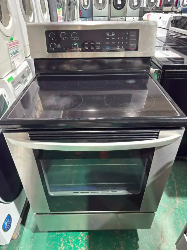 LG Glass Top Stainless Steel Stove $575 only Free Delivery