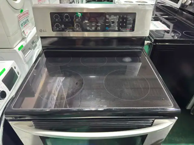 LG Glass Top Stainless Steel Stove $575 only Free Delivery - Photo 3