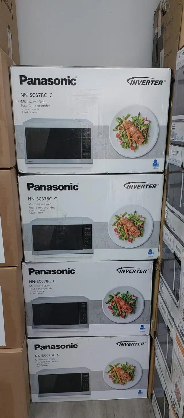 Microwave - Panasonic 1.3 cu ft NN-SC678C - Countertop  Stainles