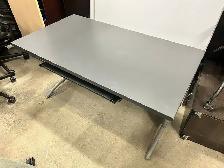 Teknion Straight Desk with Keyboard Tray-Call Us Now!