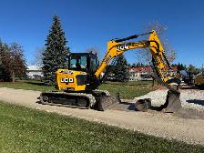 JCB 85 8 TON EXCAVATOR FOR RENT