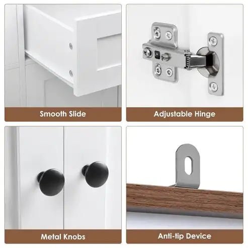 Brand New 70.9" Kitchen Panty Cabinet w. Wine Rack $289 - Photo 2