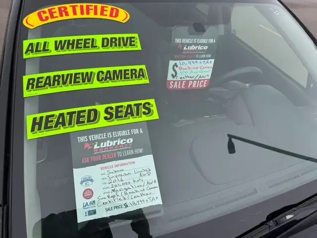 2016 Subaru Impreza LIMITED AWD - Photo 10