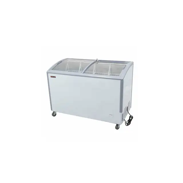 New Air 55″ Glass Top Commercial Ice Cream Freezer NIF-55-CG