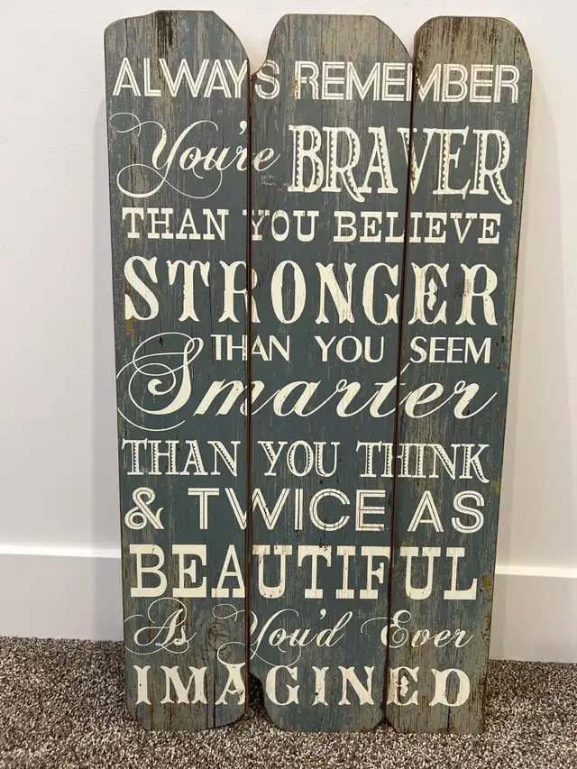 inspirational sign