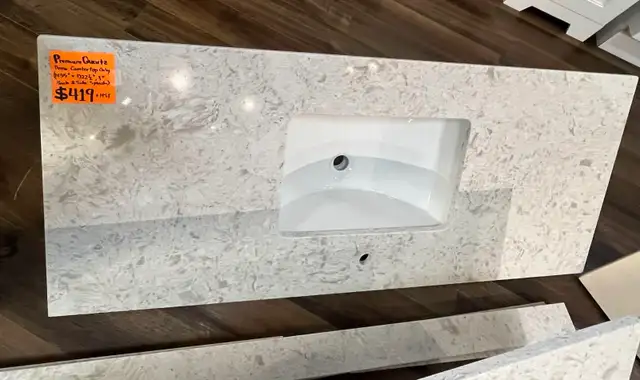 54' Vanity Cabinet & 55" Countertop Demos on Sale- CozyHome in - Photo 4