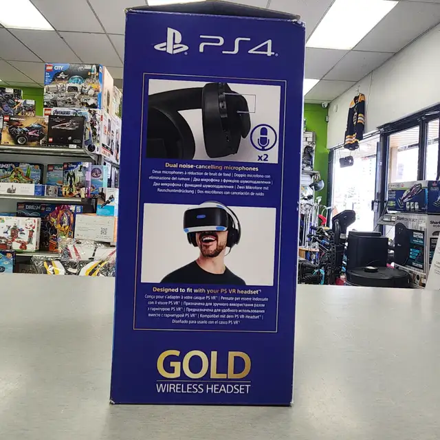 PlayStation Gold Wireless Headset - BRAND NEW  (Code Renewed) - Photo 3