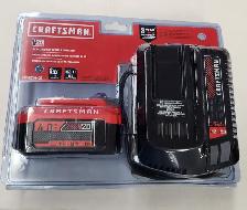 CRAFTSMAN 20V Max, 4Ah Cordless Tool Battery and Charger Set