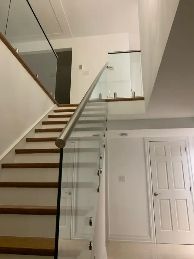 DECK RAILING STAIR RAILING PORCH ENCLOSURES GLASS PARTITION OFFI - Photo 6