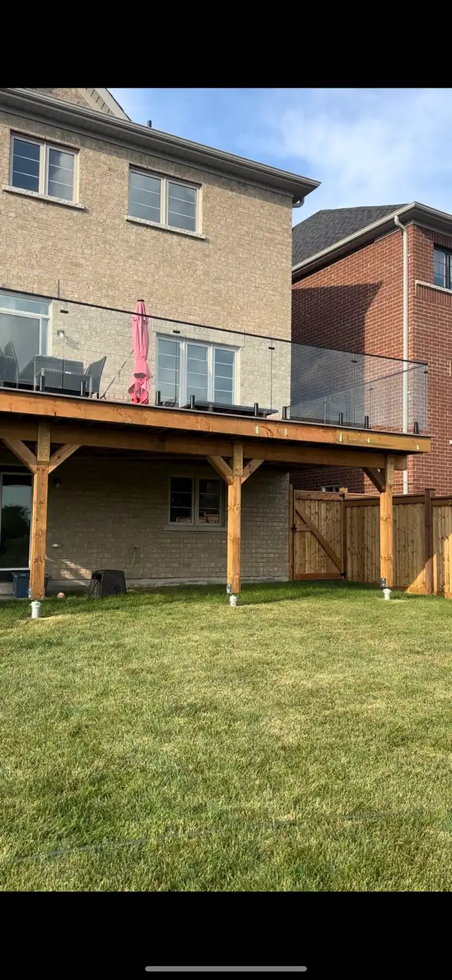 GLASS RAILING STAIR DECK RAILING BALCONY GLASS PORCH ENCLOSURE O - Photo 9