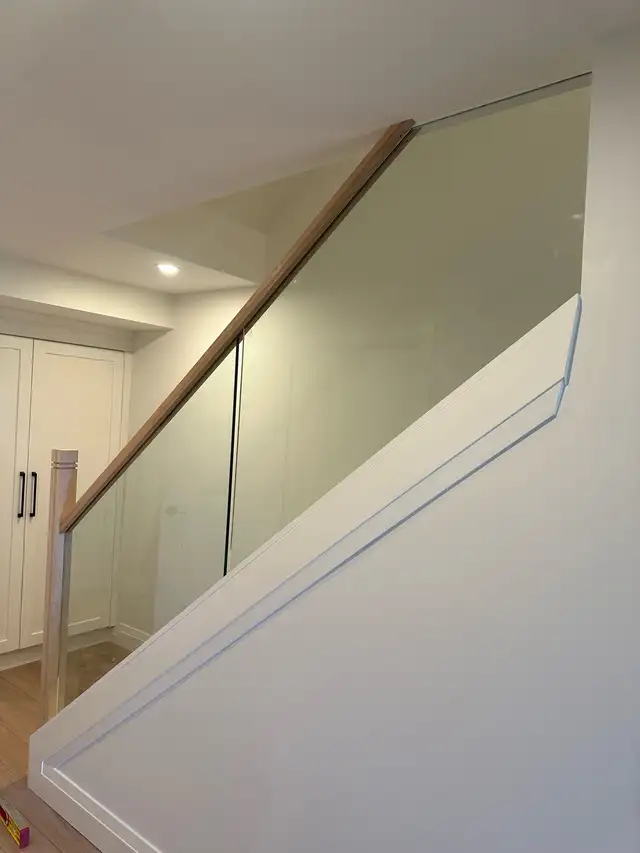 GLASS RAILING STAIR DECK RAILING BALCONY GLASS PORCH ENCLOSURE O - Photo 10