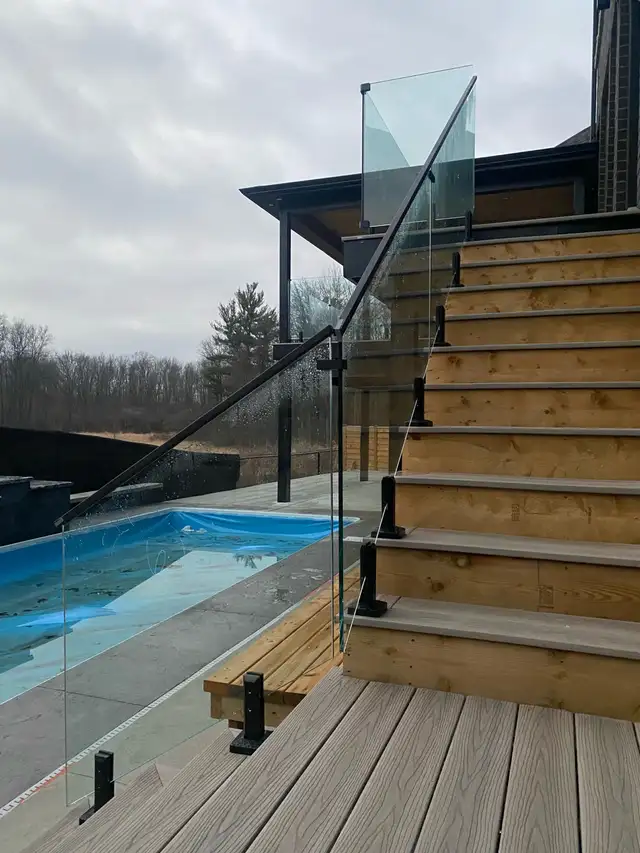 OFFICE GLASS DOORS ENTRANCES OFFICE PARTITION GLASS RAILING DECK - Photo 5