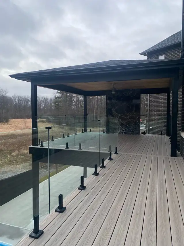 OFFICE GLASS DOORS ENTRANCES OFFICE PARTITION GLASS RAILING DECK - Photo 6