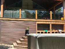 STAIR RAILING GLASS PARTITION OFFICE GLASS ENTRANCES DOORS ENCLO