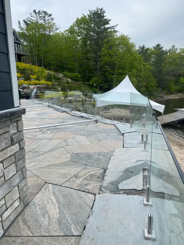 STAIR RAILING GLASS PARTITION OFFICE GLASS ENTRANCES DOORS ENCLO - Photo 7