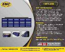 Industrial 10FT Workbench 25D