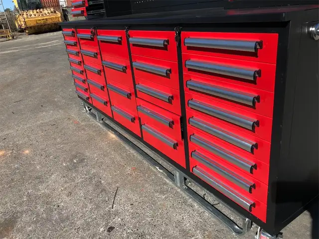 10FT Steel Workbench Cabinet 25D-3-S