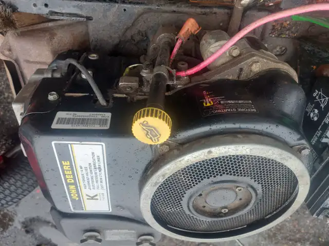 KAWASAKI 14 H.P ENGINE OUT OF JOHN DERRE - Photo 3