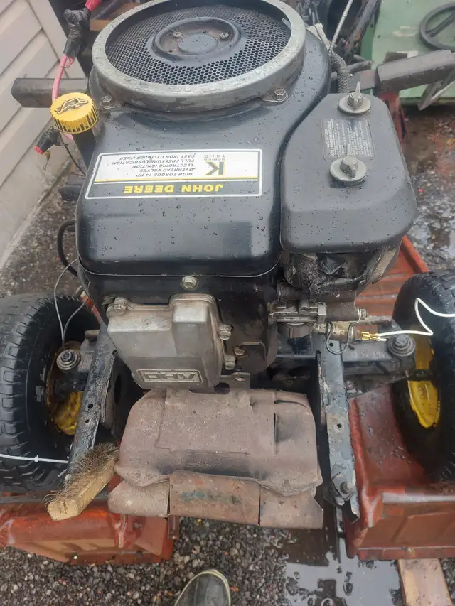 KAWASAKI 14 H.P ENGINE OUT OF JOHN DERRE - Photo 4
