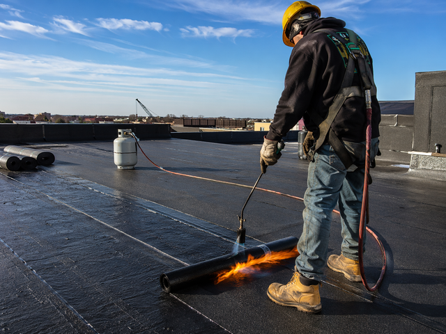 Torch-Down Roofer