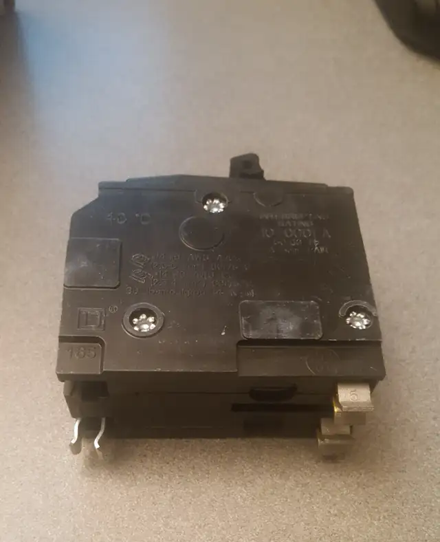 1 DISJONCTEUR 2 POLE 20 AMPERE SQUARE-D NEUF OU USAGER QO220 - Photo 2