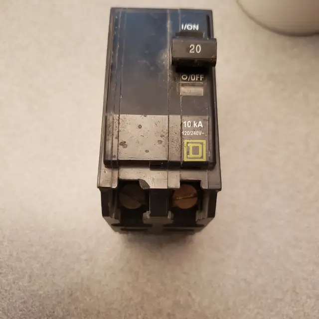 1 DISJONCTEUR 2 POLE 20 AMPERE SQUARE-D NEUF OU USAGER QO220 - Photo 3