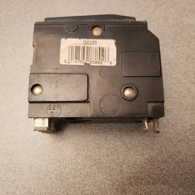 1 DISJONCTEUR 2 POLE 20 AMPERE SQUARE-D NEUF OU USAGER QO220 - Photo 4