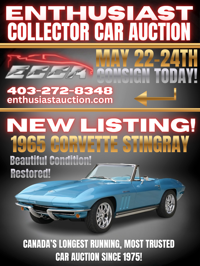 Incredible 1965 Corvette Convertible Auctioned May 22-24 Calgary - Photo 3
