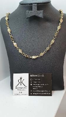 14k yellow gold chain #380_16