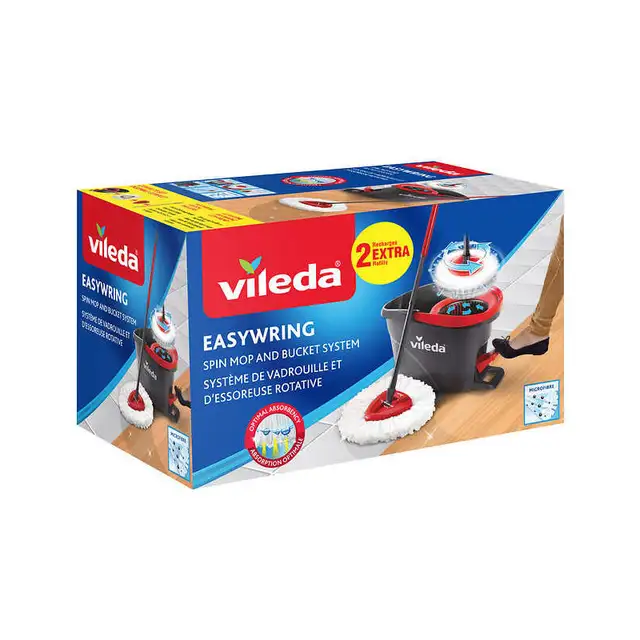 Vileda Easy Wring Spin Mop And Bucket