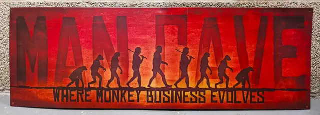 New Metal Painting From ape to programmer