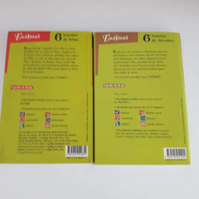 2 LIVRES NEUFS ADO 10 ANS PLUS DE Z'AZIMUT: $5.00 CHACUN - Photo 2