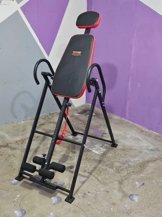 inversion table and exercise bike